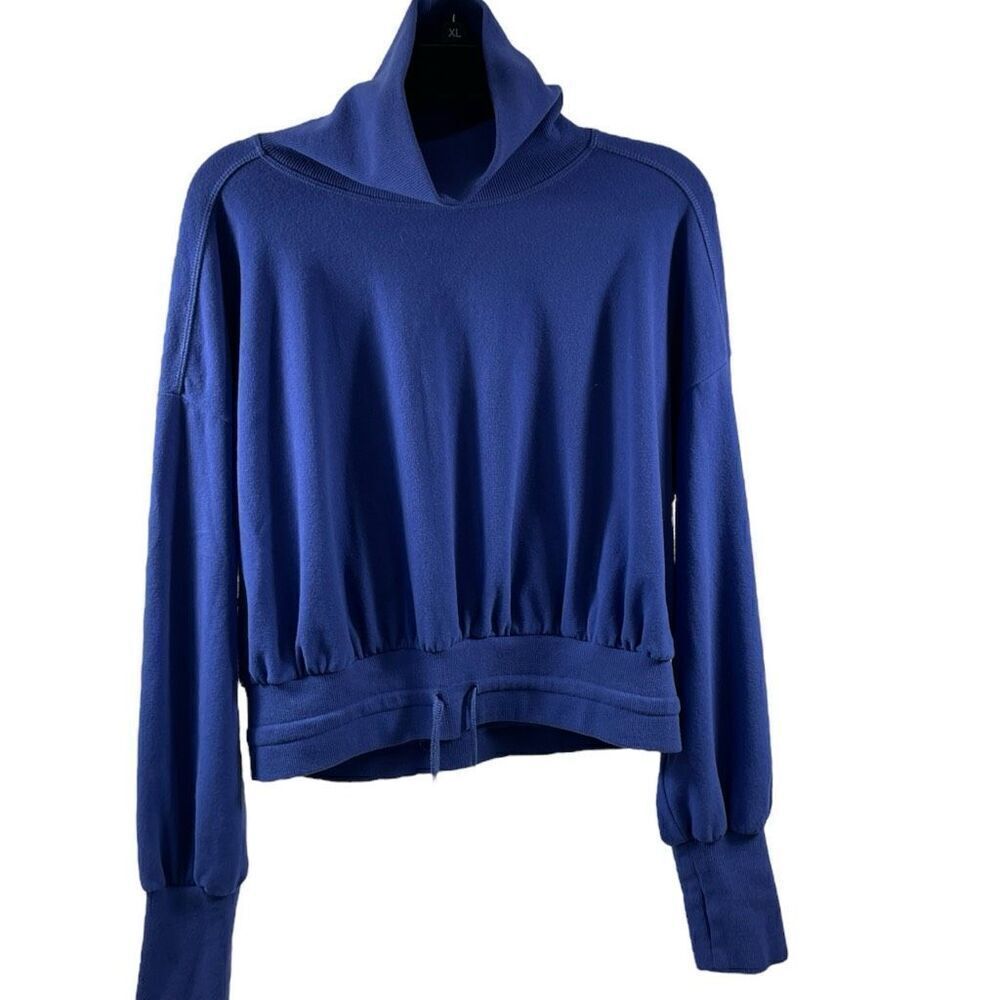 Sweaty Betty Melody Lux Fleece Pullover Sweatshirt Size 8